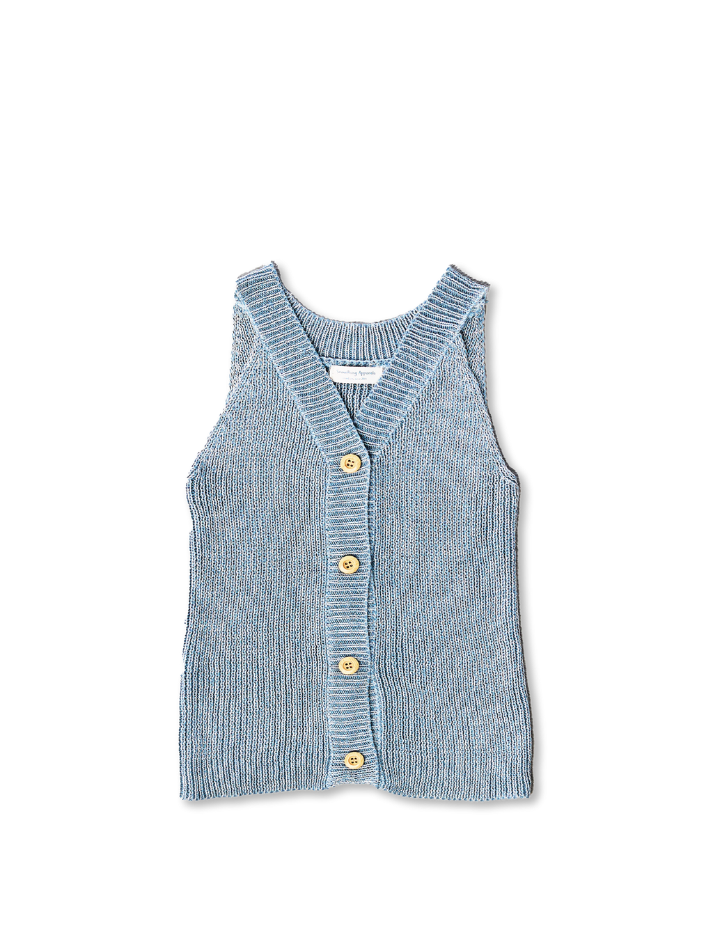 SOMETHING IRIS KNIT VEST (LIGHT BLUE)
