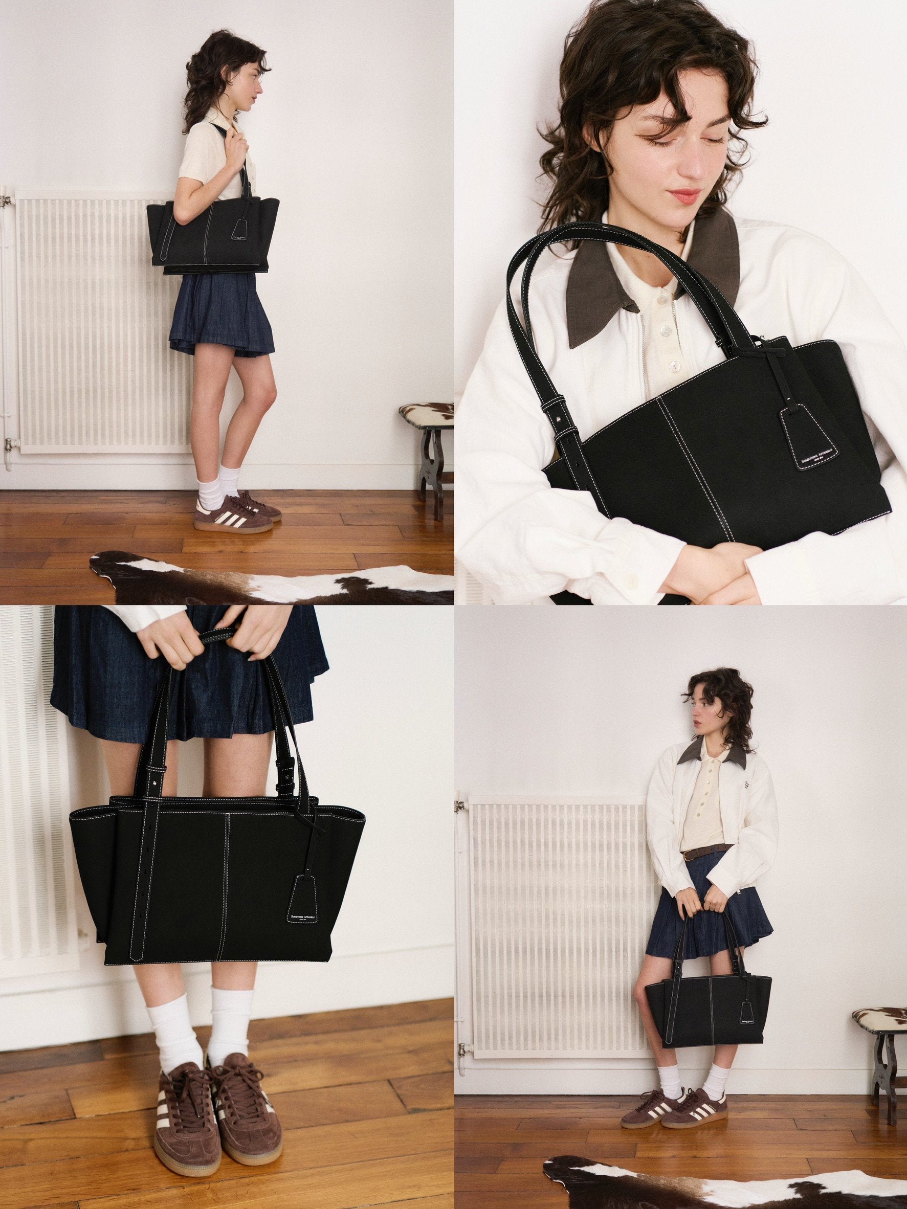 SOMETHING TARTINE BAG (CAVIAR BLACK)