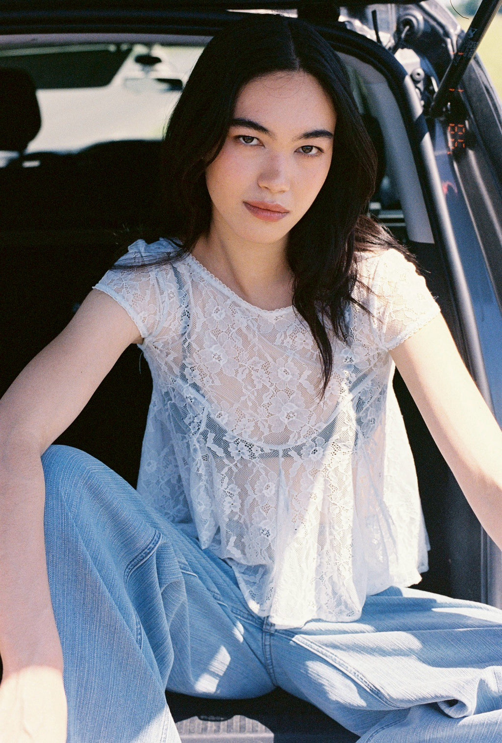 SOMETHING CAMILA LACE TOP