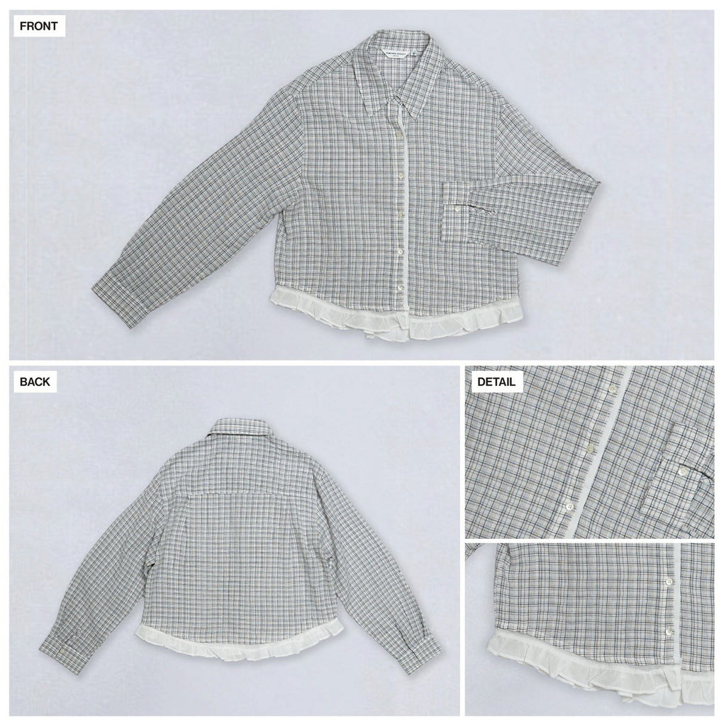 SOMETHING JANE RUFFLE SHIRT