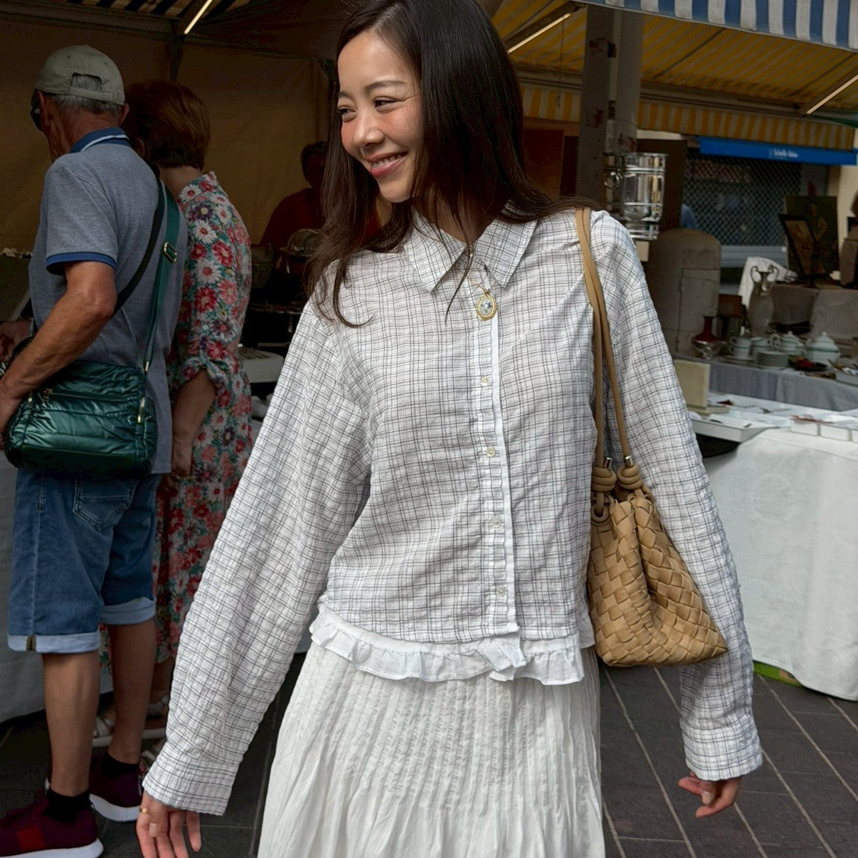 SOMETHING JANE RUFFLE SHIRT