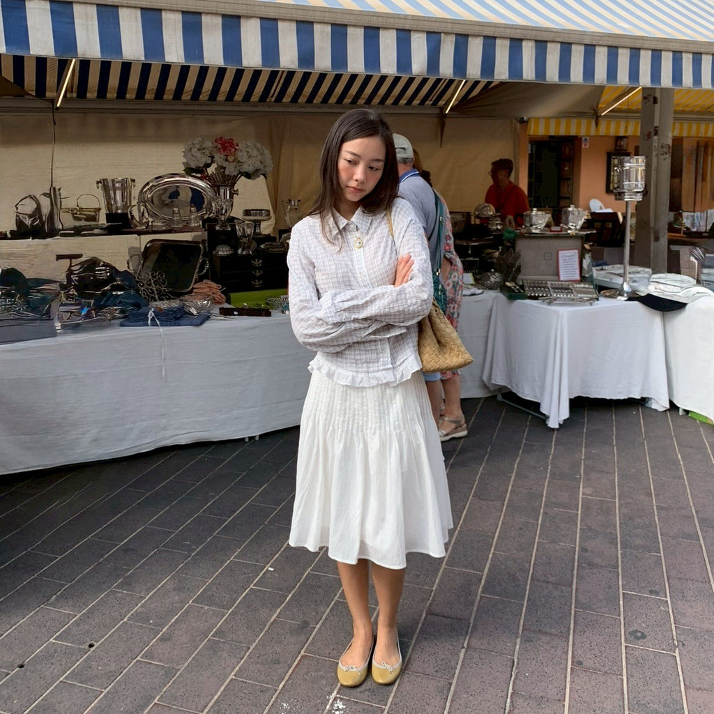 SOMETHING JANE RUFFLE SHIRT
