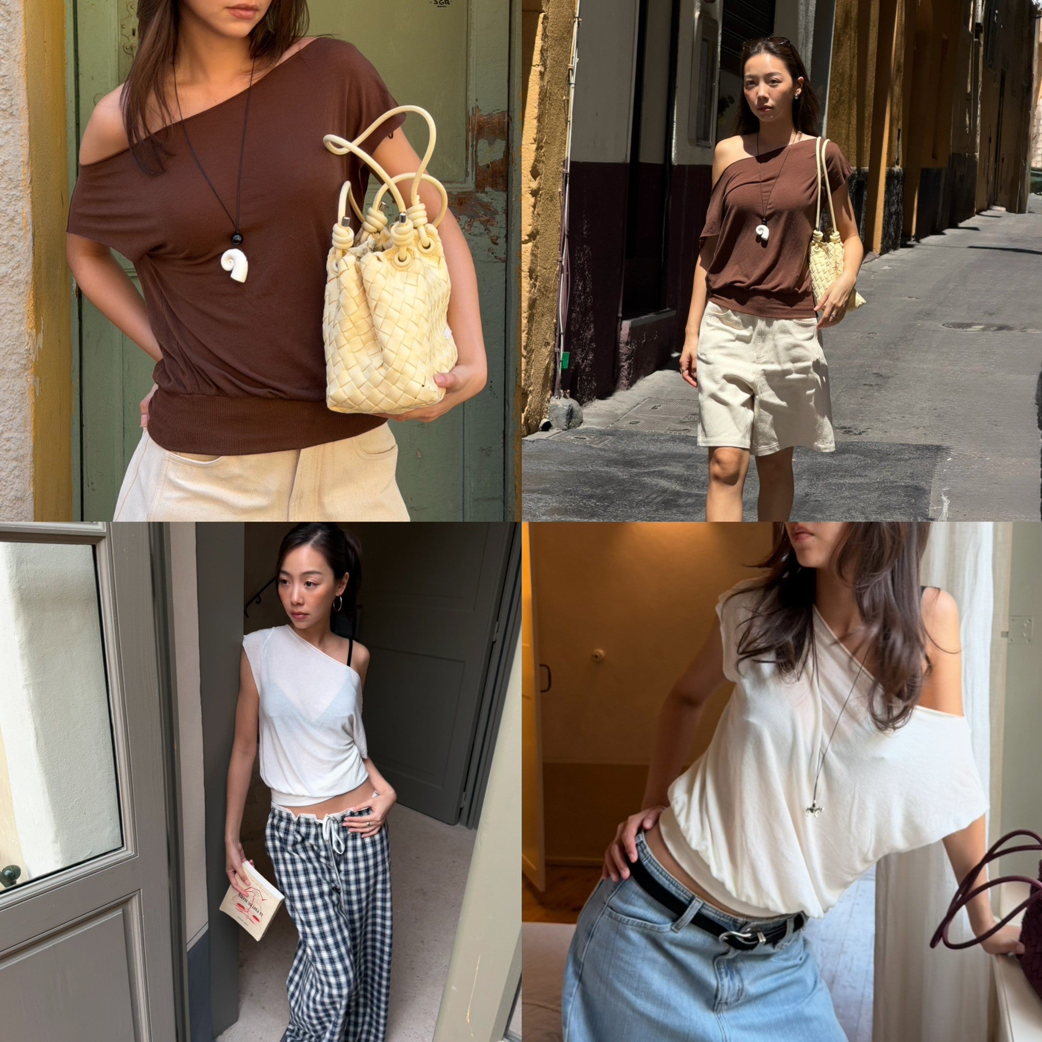 SOMETHING MARGOT TOP (BROWN) (10 days PRE-ORDER)