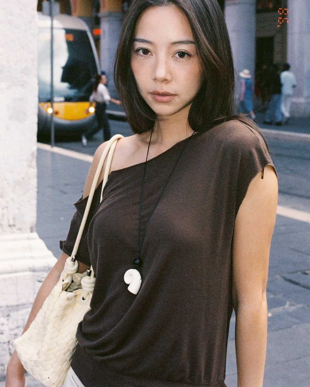 SOMETHING MARGOT TOP (BROWN) (10 days PRE-ORDER)