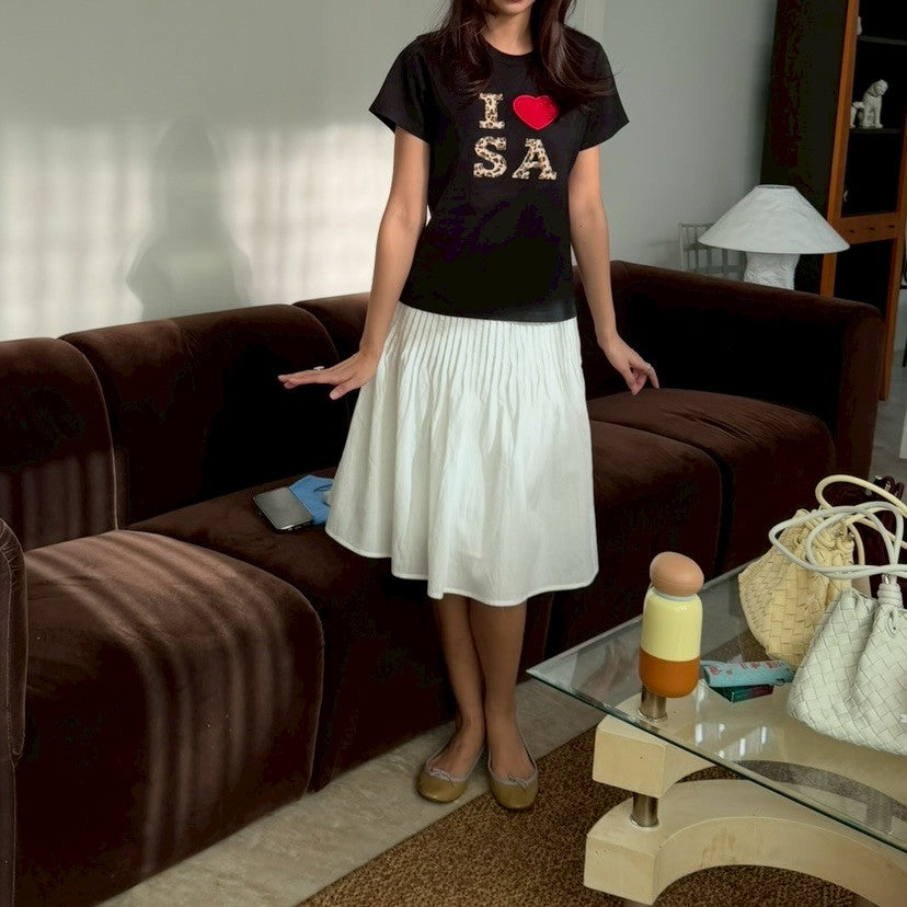SOMETHING PERRY PLEATED SKIRT