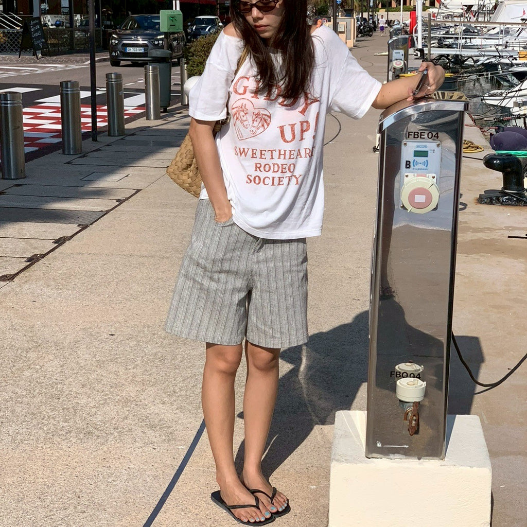 SOMETHING VACANCES SHORTS (GREY)