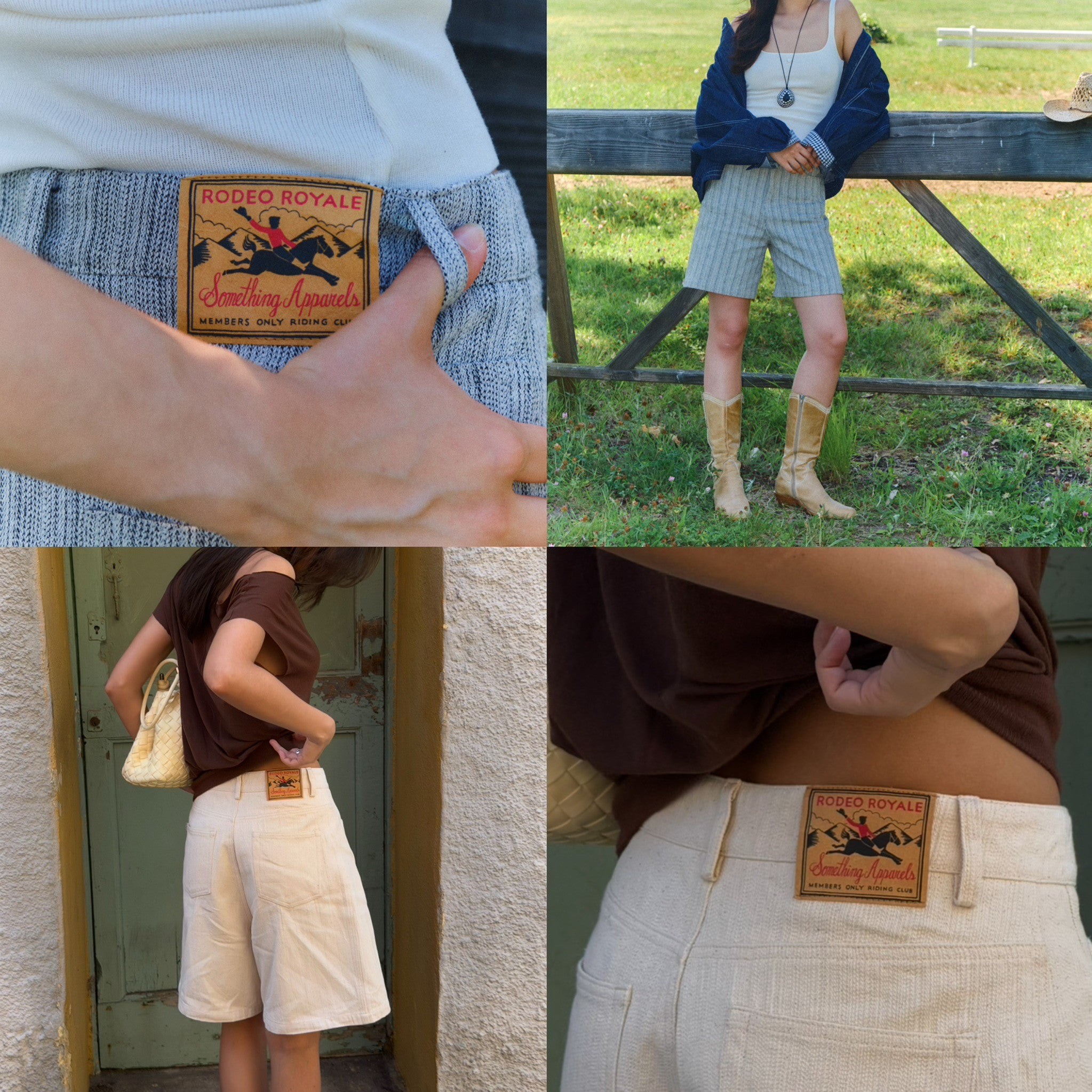 SOMETHING VACANCES SHORTS (CREAM)