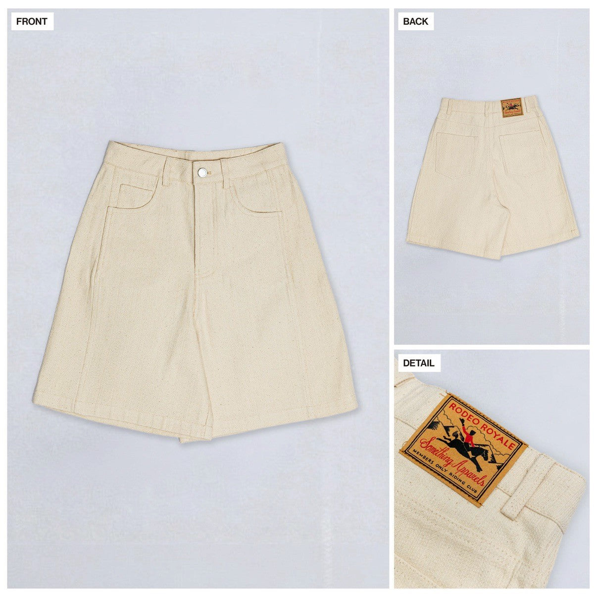 SOMETHING VACANCES SHORTS (CREAM)
