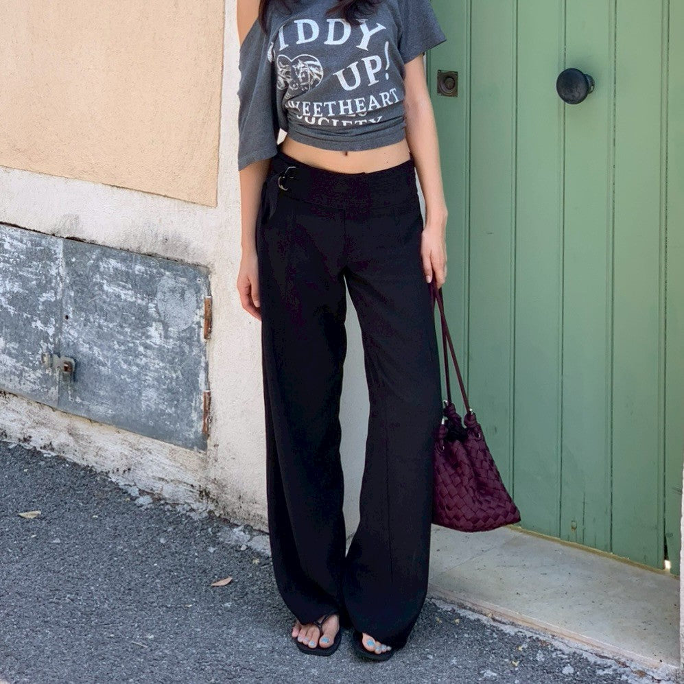 SOMETHING WAIST EDGE PANTS