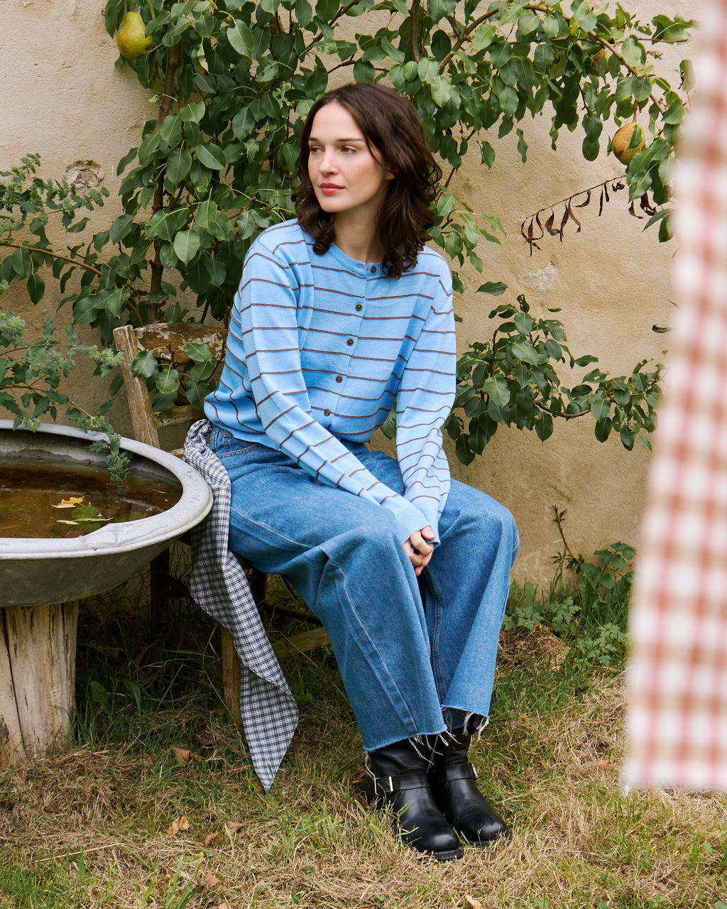 SOMETHING FORGET ME NOTS CARDIGAN