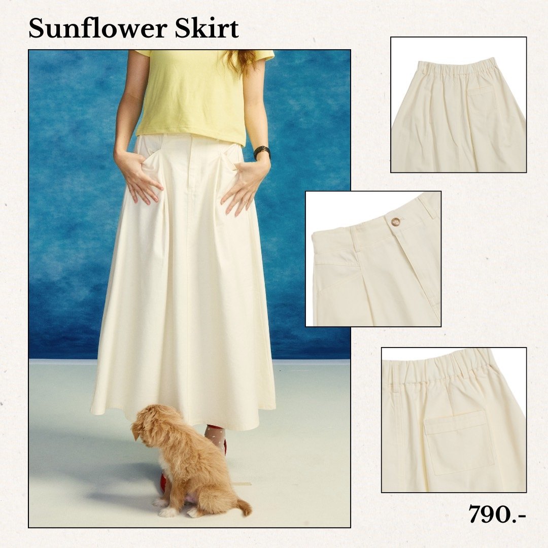 SOMETHING SUNFLOWER SKIRT