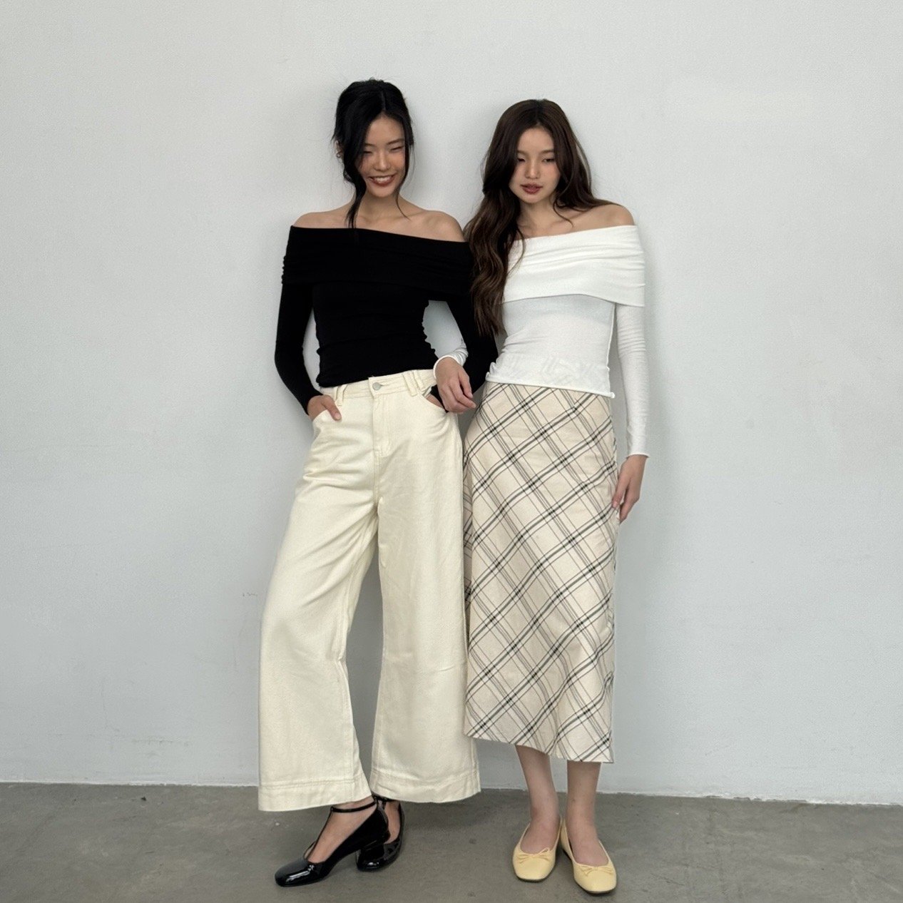 SOMETHING MARSHMALLOW WHIP OFF SHOULDER (WHITE)