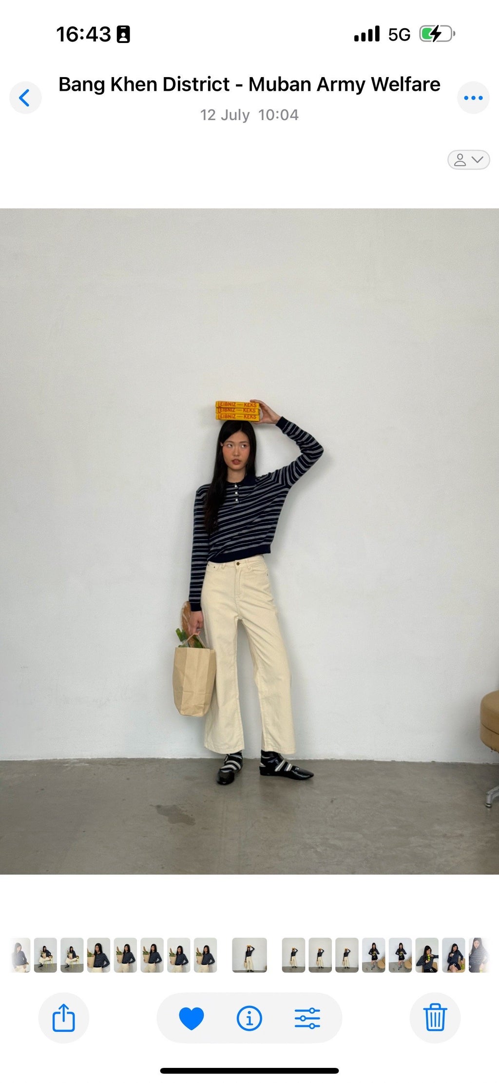 SOMETHING NAVY POLO STRIPE KNITS