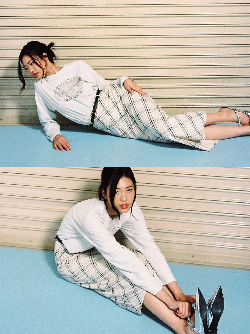 SOMETHING BUTTER TART MIDI SKIRT