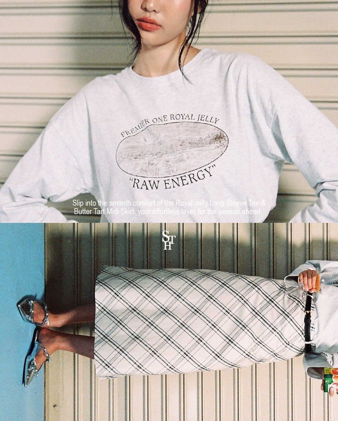 SOMETHING BUTTER TART MIDI SKIRT