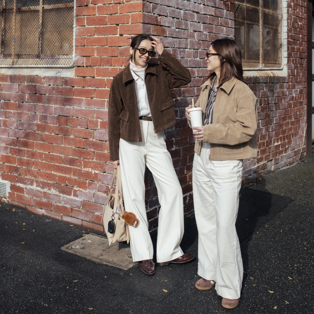 SOMETHING SUEDE KETCH JACKET (DARK CHESTNUT)