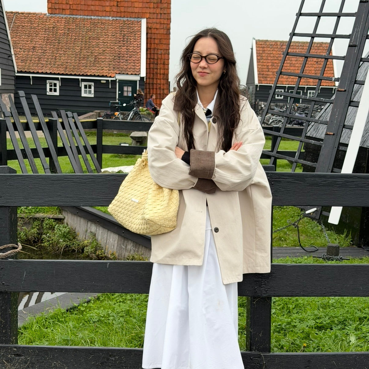 SOMETHING ALMOND COAT