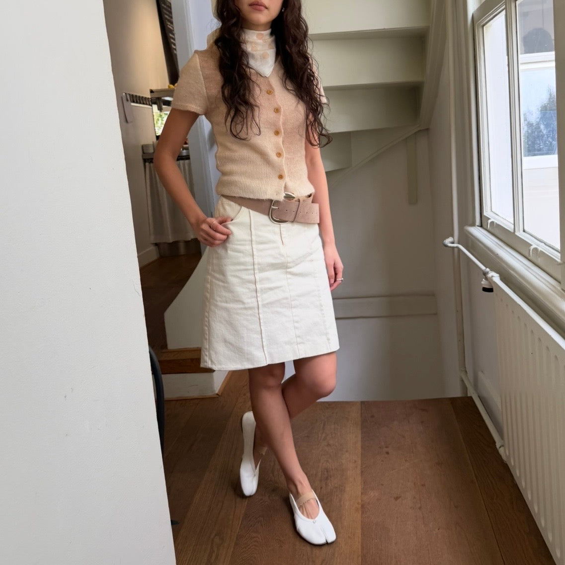 SOMETHING RICOTTA A-LINE SKIRT