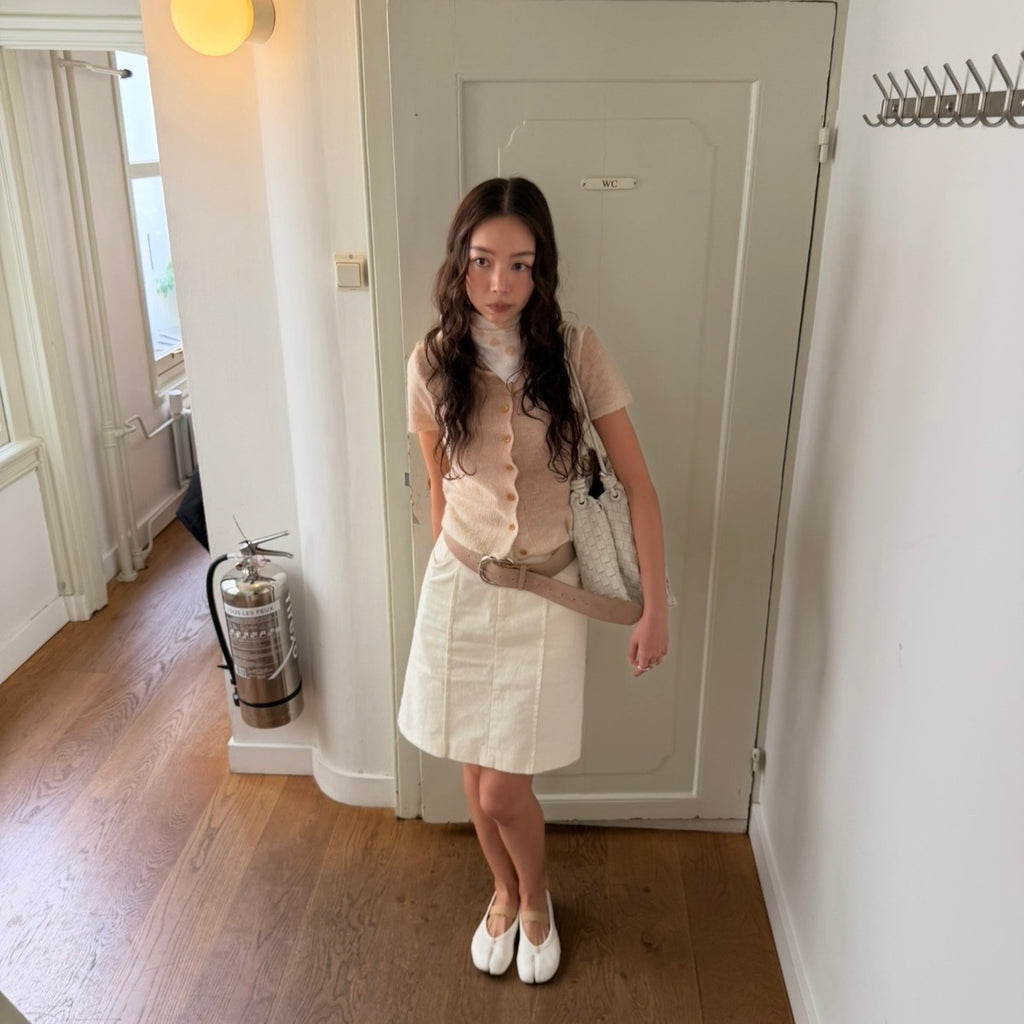 SOMETHING RICOTTA A-LINE SKIRT