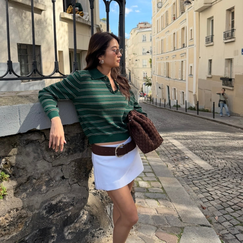 SOMETHING MERINGUE MINI SKIRT