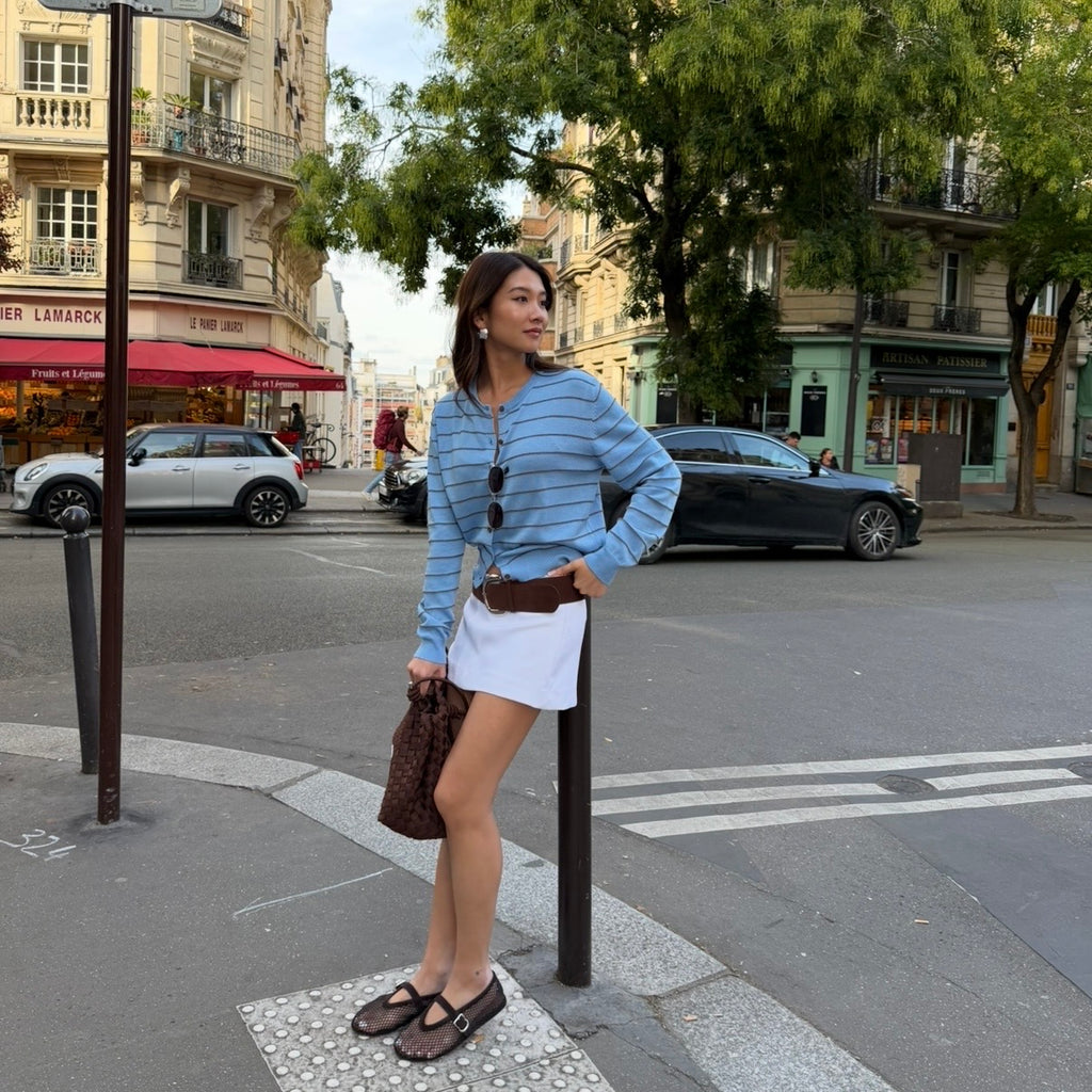 SOMETHING MERINGUE MINI SKIRT