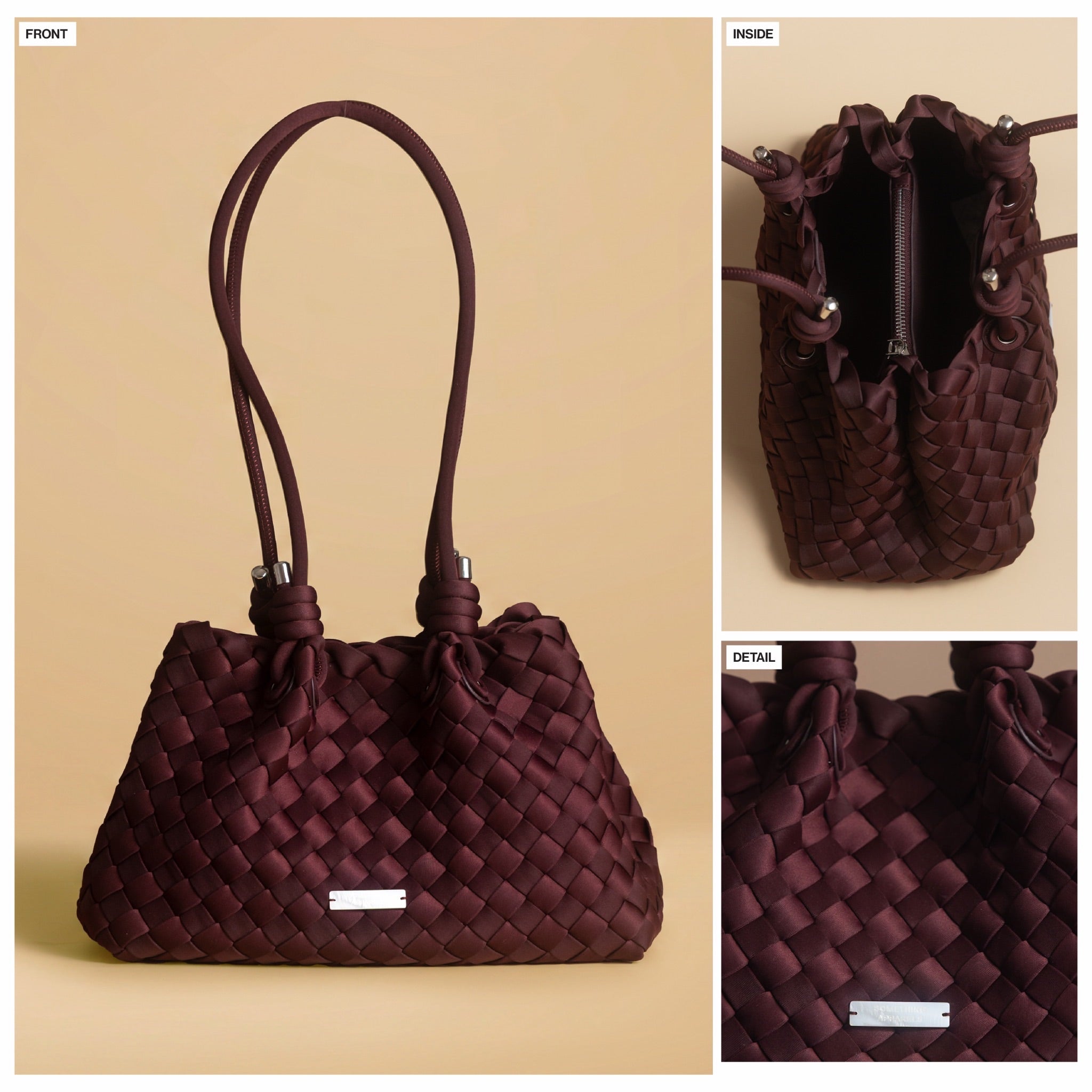 SOMETHING JARDIN LA PETITE BAG (WINE) (PRE-ORDER SHIP BY 03/06)