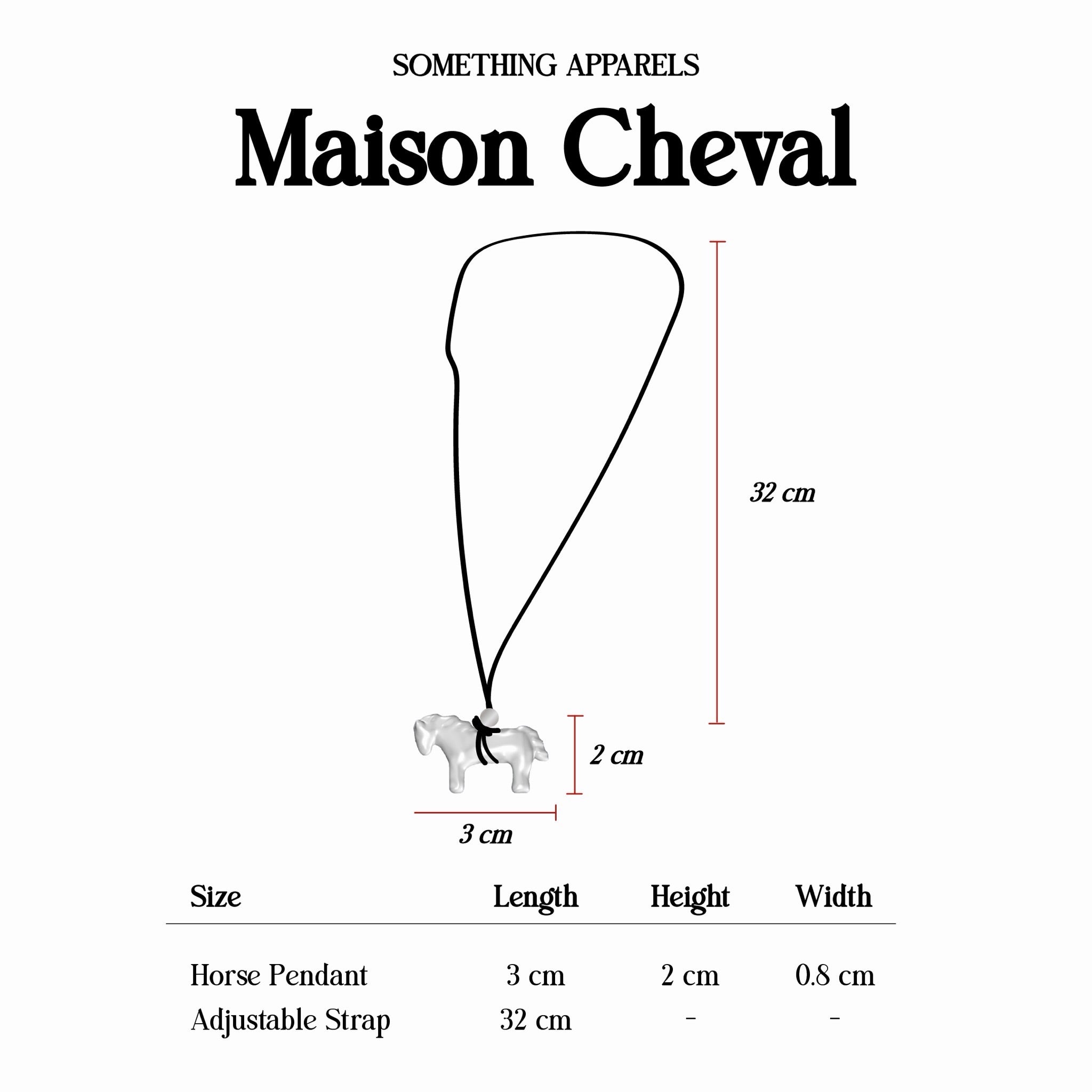 SOMETHING MAISON CHEVAL NECKLACE