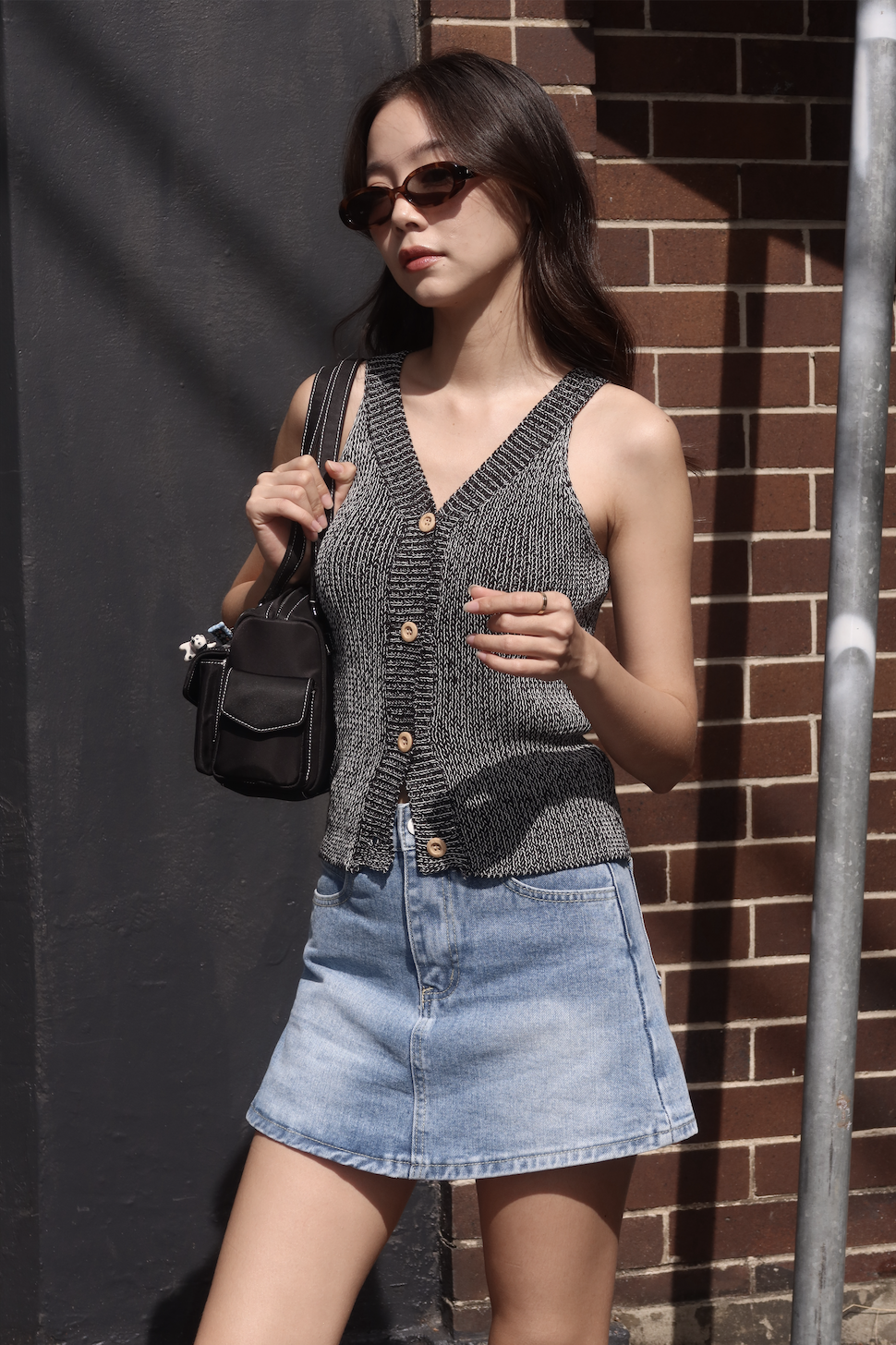 SOMETHING JEANS SKORT