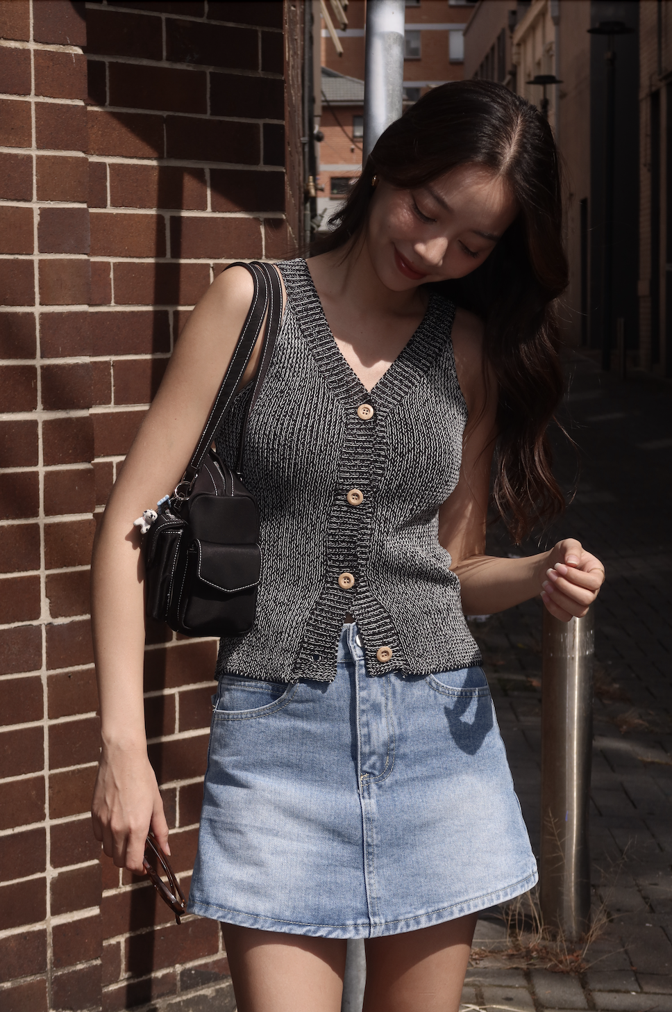 SOMETHING JEANS SKORT