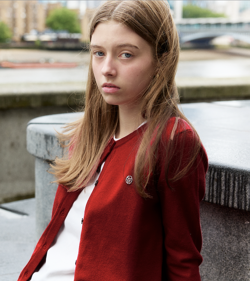 SOMETHING MAGGIE CARDIGAN (RUBY RED)