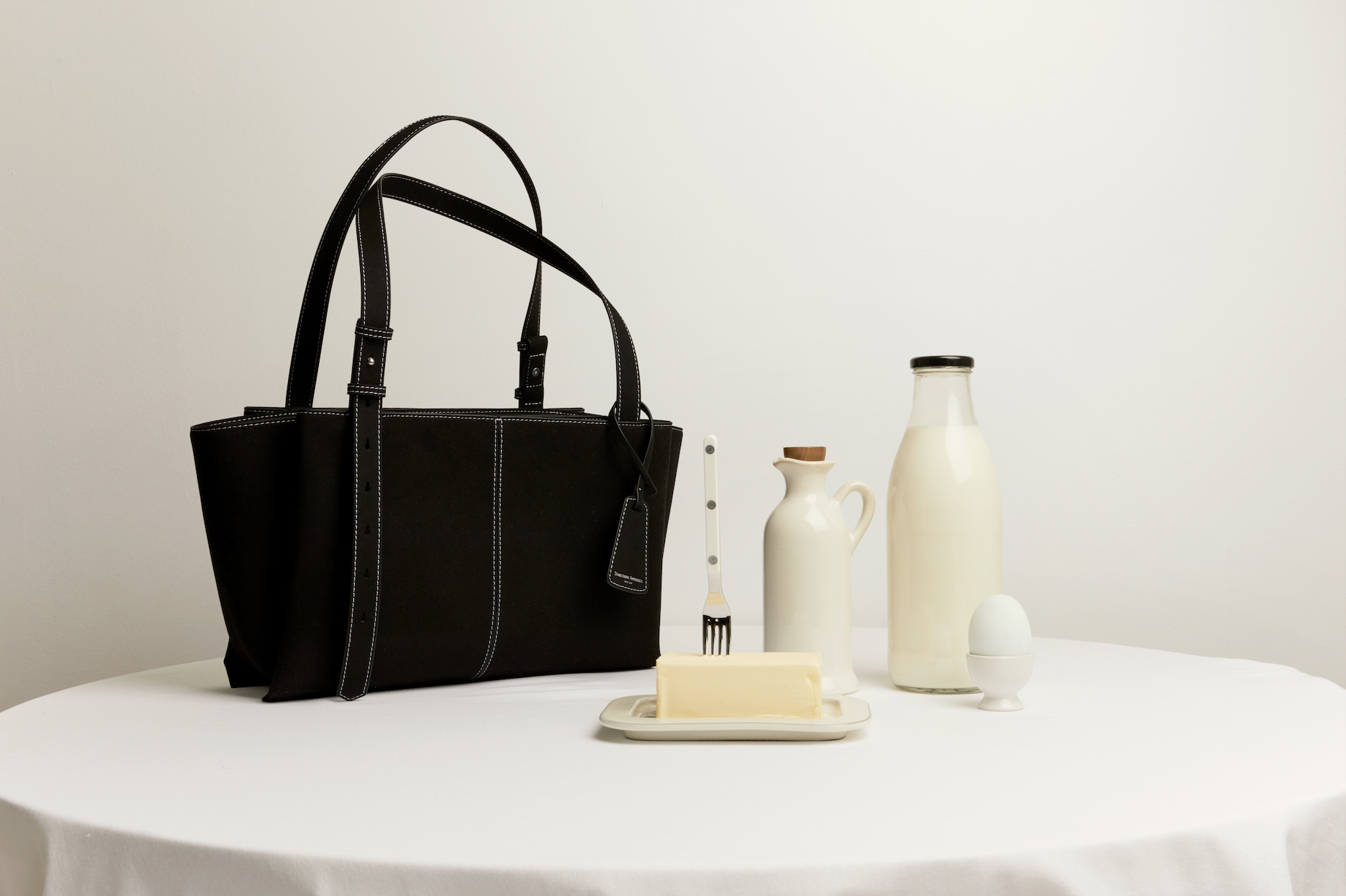 SOMETHING TARTINE BAG (CAVIAR BLACK)