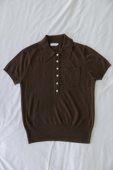SOMETHING PREPPY POLO KNIT (AMERICANO)