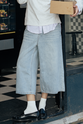 SOMETHING JORTS JEANS