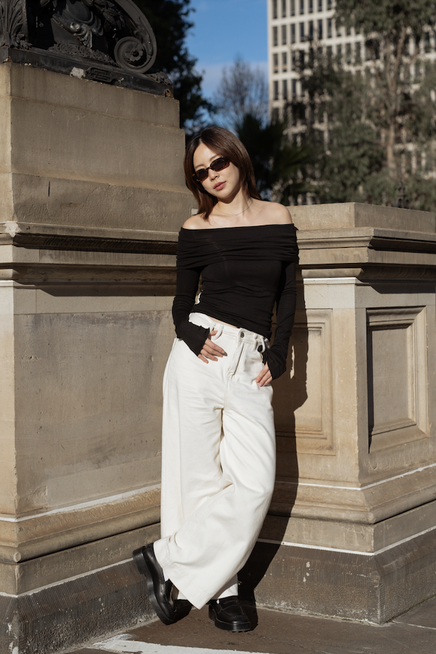 SOMETHING OATMILK JEANS