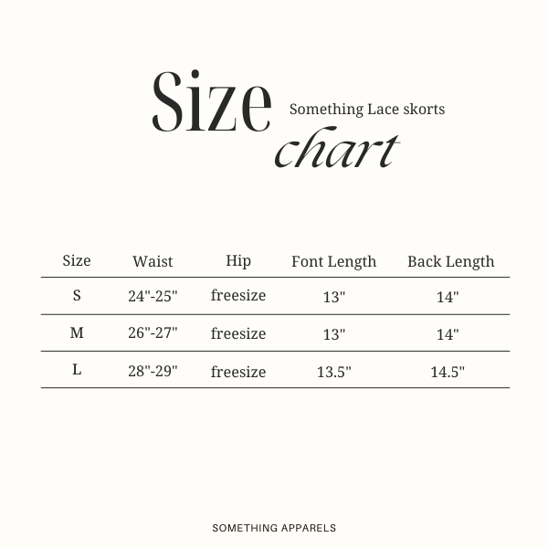 SOMETHING LACE SKORT