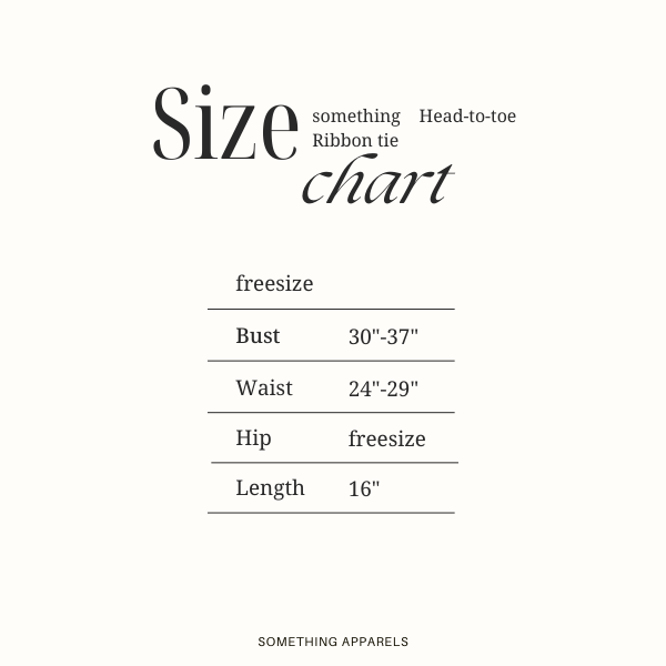 SOMETHING HEAD-TO-TOE RIBBON TIE (OFF WHITE)