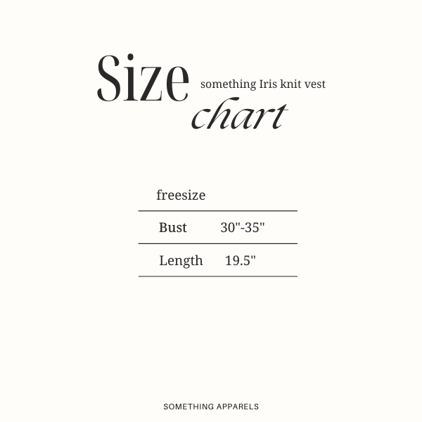 SOMETHING IRIS KNIT VEST (LIGHT BLUE)