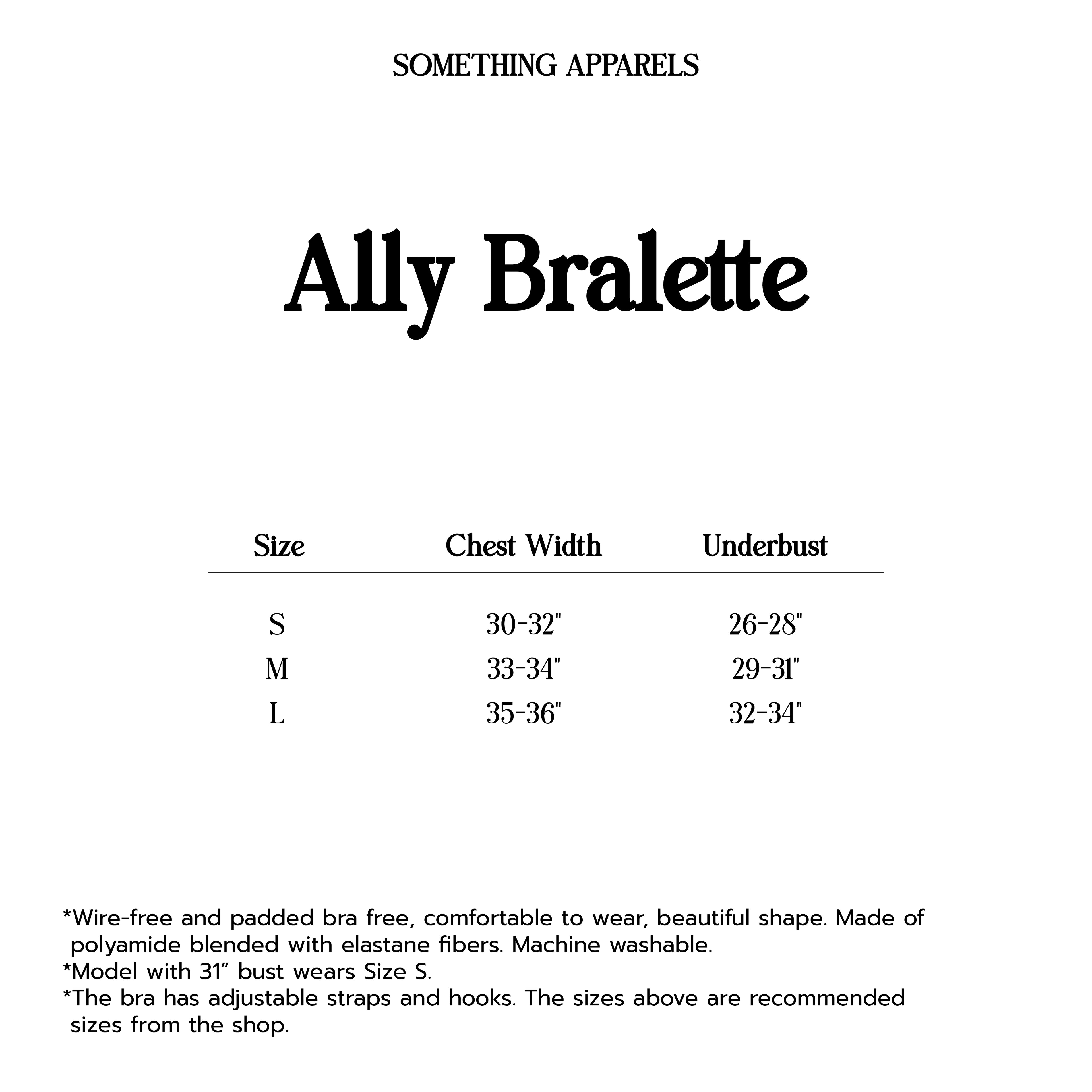 SOMETHING ALLY BRALETTE