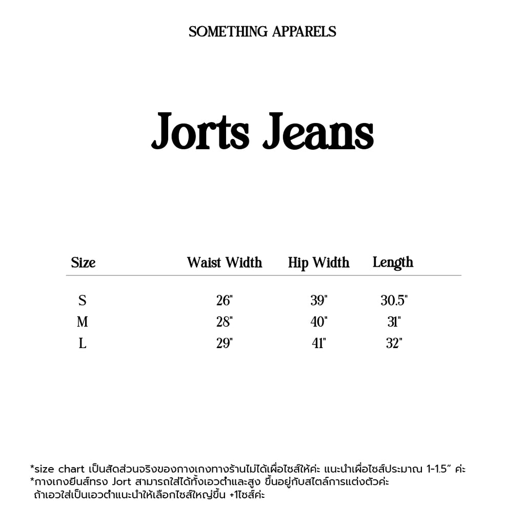 SOMETHING JORTS JEANS