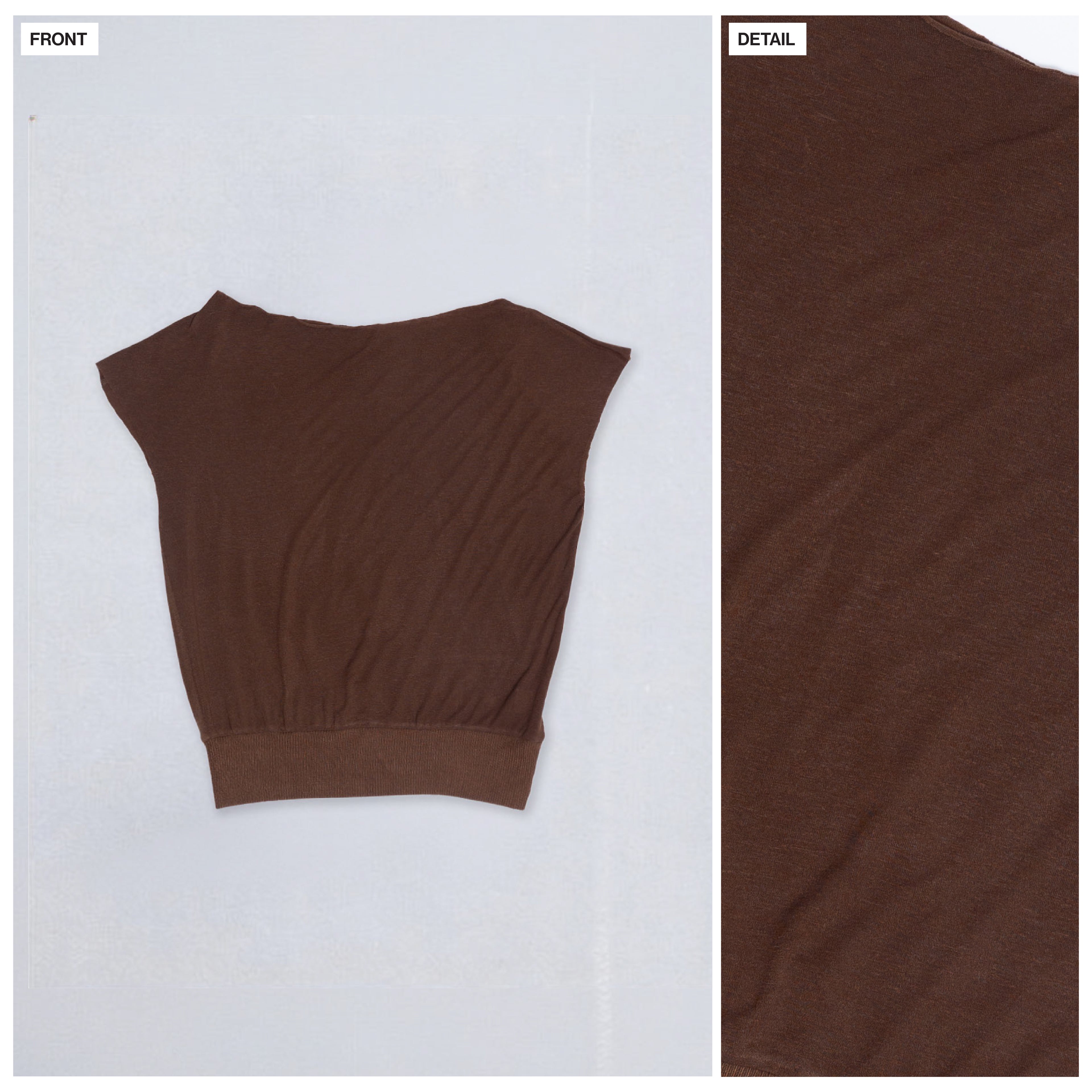 SOMETHING MARGOT TOP (BROWN) (10 days PRE-ORDER)