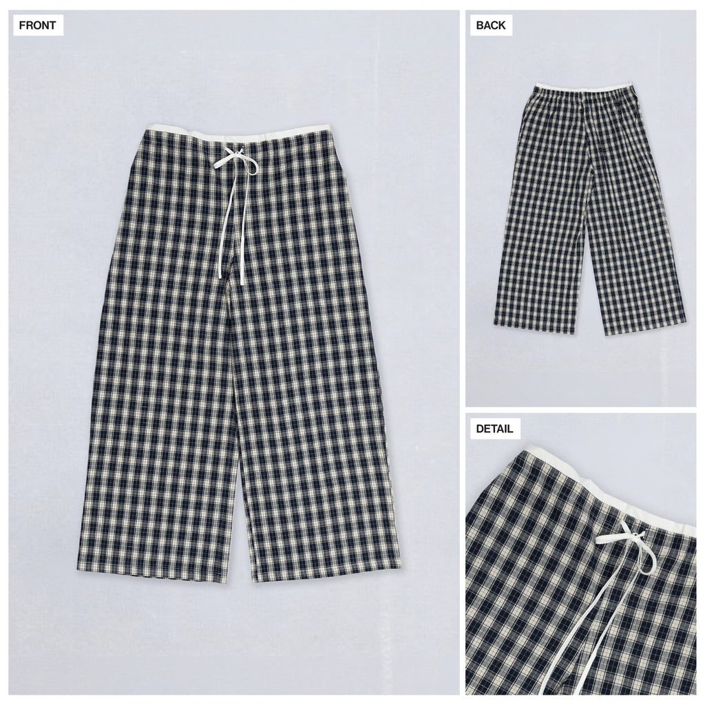 SOMETHING NOAH GINGHAM PANTS