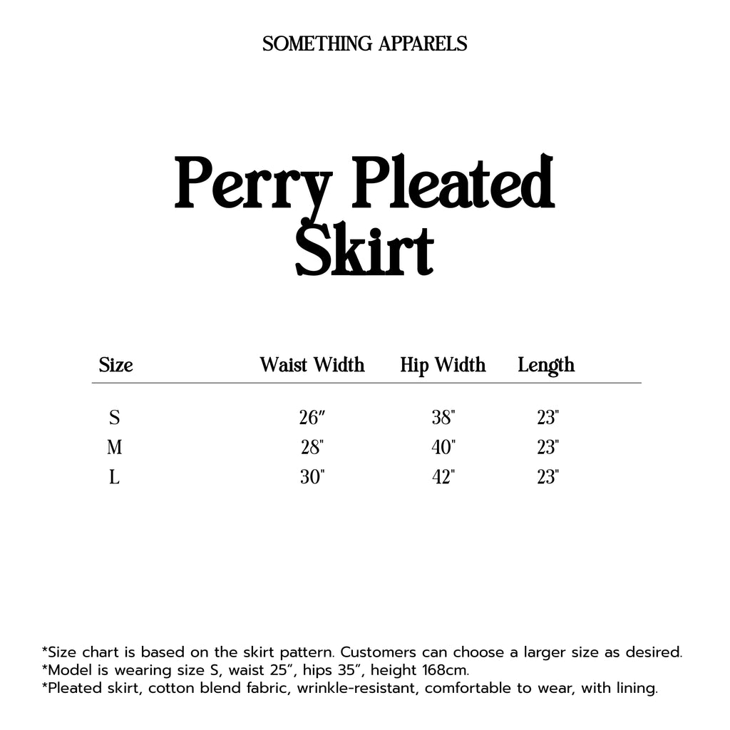 SOMETHING PERRY PLEATED SKIRT