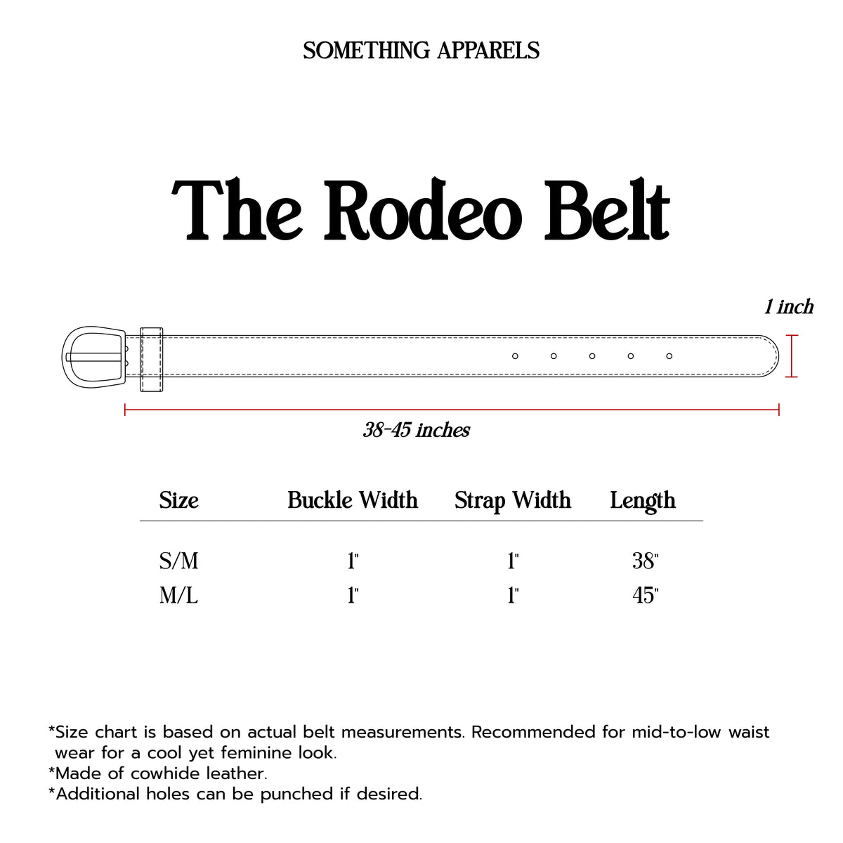 SOMETHING THE RODEO BELT (WESTERN CAMEL)