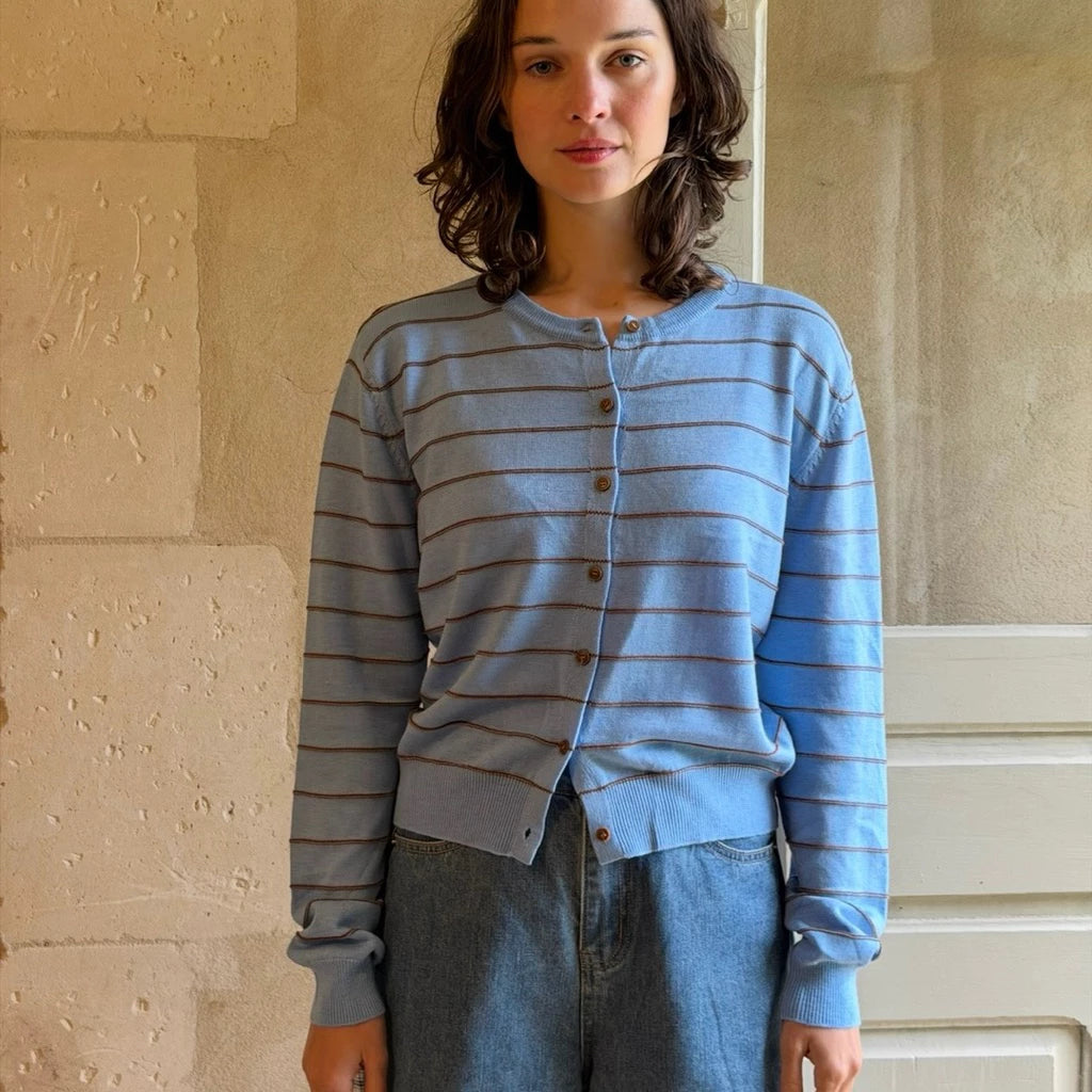 SOMETHING FORGET ME NOTS CARDIGAN