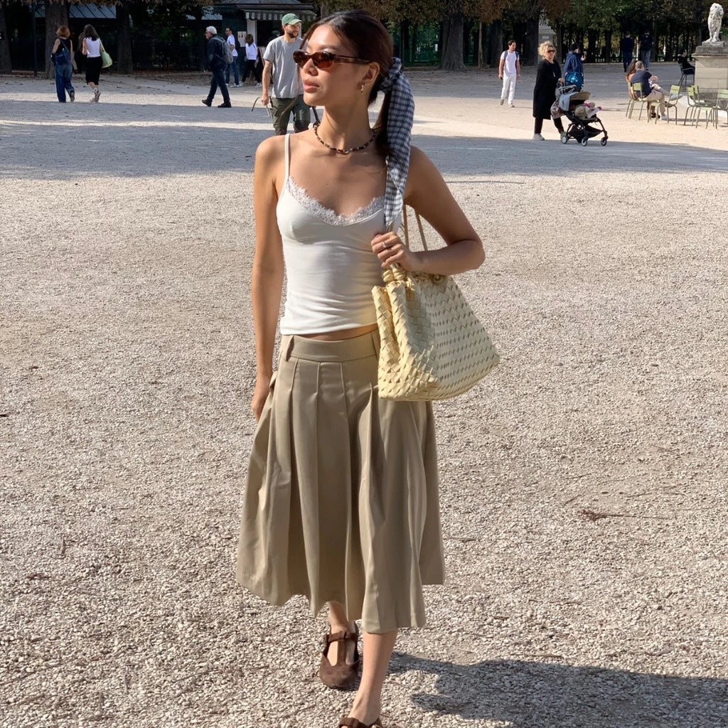 SOMETHING LINA LACE TOP (WHITE)