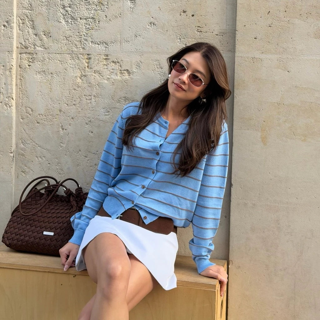 SOMETHING FORGET ME NOTS CARDIGAN