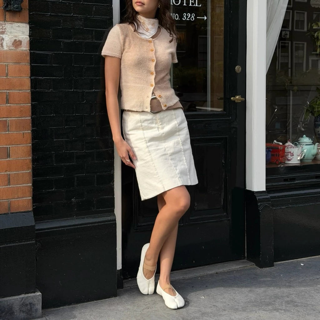 SOMETHING MEDELEINE KNIT TOP