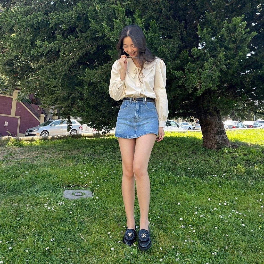 SOMETHING JEANS SKORT