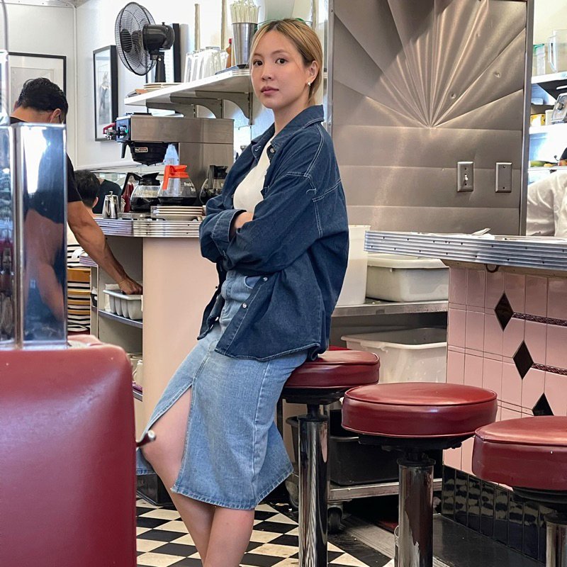 SOMETHING DENIM SHIRT