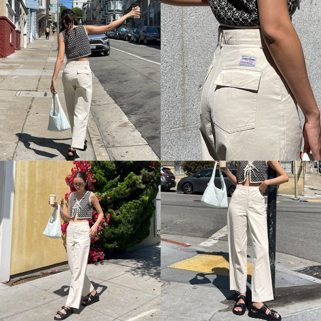 SOMETHING WHITE TROUSER